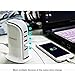 SUENANCY USB Power Adapter/Desktop Charger Block, USB Multi Charging Station with Wall Plug, 5 Port 5 Feet Cord 6A 30W Portable USB Hub Socket for iPhone 8/X/XS/XR/7/6/5, iPad, Android(White)