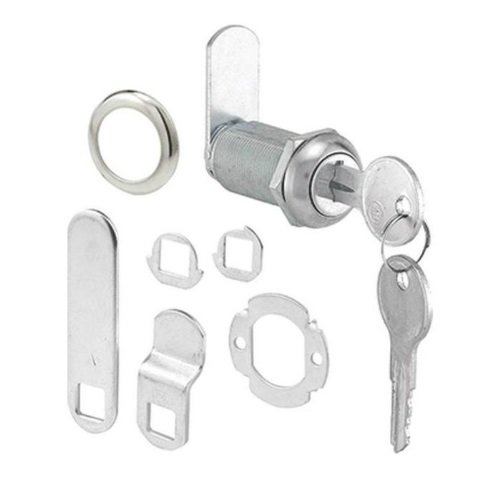 Defender Security U 9950KA (Keyed Alike) Drawer and Cabinet Lock â€“ Secure Important Files and Drawers, 1-3/8â€, Diecast Stainless Steel, Fits on 1â€ Max Panel Thickness