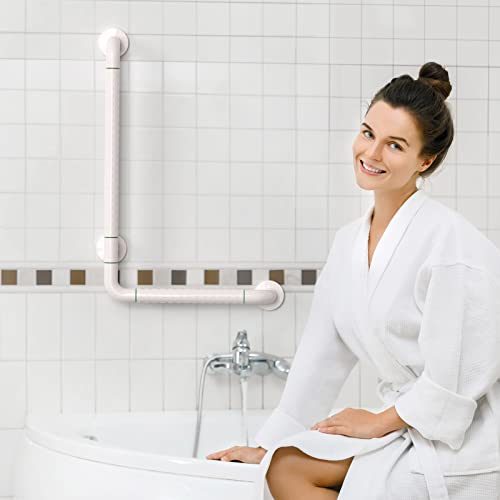KULACO Senior Holding Handles, Non-Slip Bathtub and Shower Handle Stainless Steel, 60 X 40 cm, Bath Safety Grab Handle, Wall Mount Handle