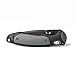 Benchmade - Boost 590 Knife, Drop-Point Blade, Serrated Edge, Coated Finish, Gray and Black Handle, Made in the USA