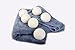 Cool Wool XL Premium 100% Natural Wool Laundry Dryer Balls - No Lint - Pack of 6 - Reusable Natural Fabric Softener