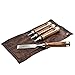 Chisel Set Woodworking 4pc Wood Chisel Tool Sets Chrome Vanadium Steel Woodworking Chisels Set with Walnut Handle 1/4