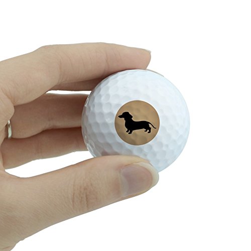 Dachshund Wiener Dog Novelty Golf Balls 3 Pack