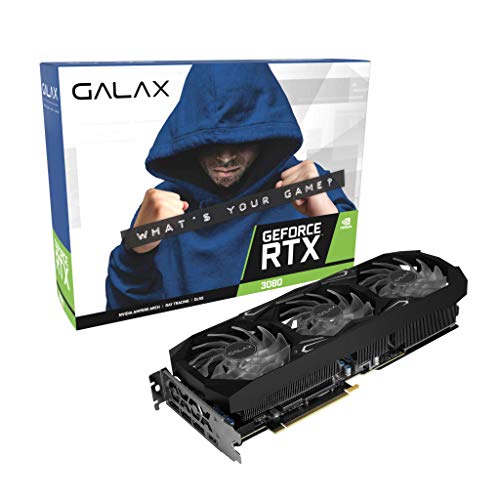 GALAX GeForce Nvidia RTX 3080 SG (1-Click OC) 10GB GDDR6X 320-bit DP*3/HDMI Graphics Card