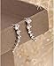 Pixel Jewelry 1985 - Fashion Womens Gold Silver Crystal Rhinestone Stud Earrings Ear Hook Jewelry L7