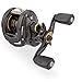 Abu Garcia PMAX3-L Pro Max Low-Profile Baitcast Fishing Reel, Left Hand,Gold,Black