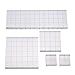 Shappy Stamp Block Acrylic Block with Grid Lines, Assorted Sizes, 5 Pieces