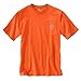 CarharttmensLoose Fit Heavyweight Short-Sleeve Pocket T-ShirtOrangeLarge Tall