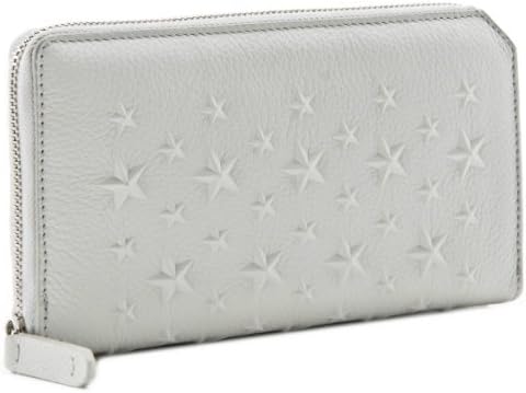 Amazon Jimmy Choo ジミーチュウ 財布 メンズ カーフスキン ラウンドファスナー長財布 ホワイト Carnaby Emg 0070 並行輸入品 Jimmy Choo ジミーチュウ 財布