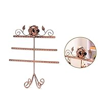 Yimeezuyu Jewelry Organizer Earring Holder Jewelry Holder Display Rack Stand Necklace Hanger Birthday Gifts for Girlfriend Creative Gifts