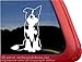 Sitting Border Collie | NickerStickers® Vinyl Dog Window Auto Decal Sticker