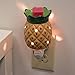 Deco Plug-in Fragrance Wax Melt Warmer, Set of 2 Includes 4 Wax Cubes (5x3) - Pineapple