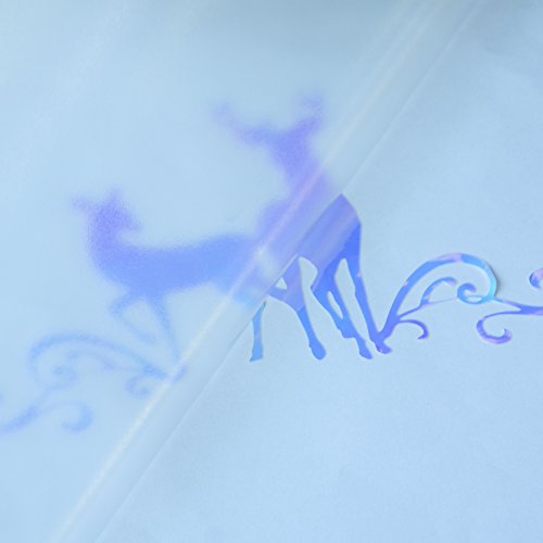 Clear Transfer Paper Roll 12" X 48"(1x4ft) Perfect Alignment of Cameo or Self Adhesive Vinyl for Decals, Signs, Walls, Windows and Other Smooth Surfaces with Medium Initial Tack - Thumbnail 6