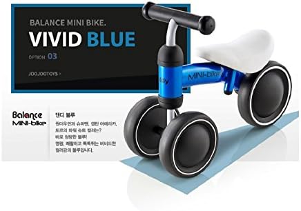 JooJoo Toys Balance Mini Bike Kids Tricycles Balance Growth Brain Play Vivid Blue