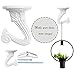 GoodtoU 10 Sets Ceiling Hooks Heavy Duty Swag Hook with Hardware for Hanging Plants Ceiling Installation Cavity Wall Fixing White