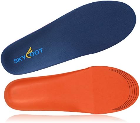 Skyfoot's Plantar Fasciitis Insoles, Arch Support Orthotics Insoles for Flat Feet, Foot Pain, Heel Pain, Heel Spur and Pronation for Men &amp; Women - XL: Men's (11.5 - 13)