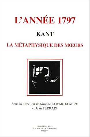 L' année 1797, Kant