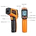 Proster Infrared Kitchen Thermometer Gun Digital Laser Thermometer Non-Contact Cooking IR Temperature Thermometer Gun Instant-read Range -58℉~752℉ / -50℃ ~ 400℃ for Kitchen Cooking