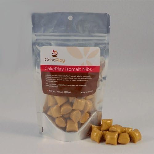 CakePlay Gold Isomalt Nibs by CakePlay