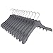MR.SIGA Plastic Extra Wide Suit Hangers, Pack of 12, Width: 15.5