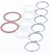 Rexka Transfer & Differential Service Gasket Kit Fits Toyota Lexus 4Runner Land Cruiser Tundra Tacoma FJ Cruiser Highlander RAV4 Sequoia Sienna 12157-10010 90430-24003 90430-18008 (Pack of 12)