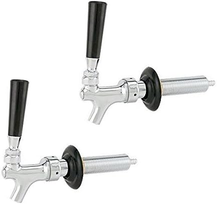 Amazon Com Kegworks Chrome Beer Faucet And Shank Combo Set Of 2