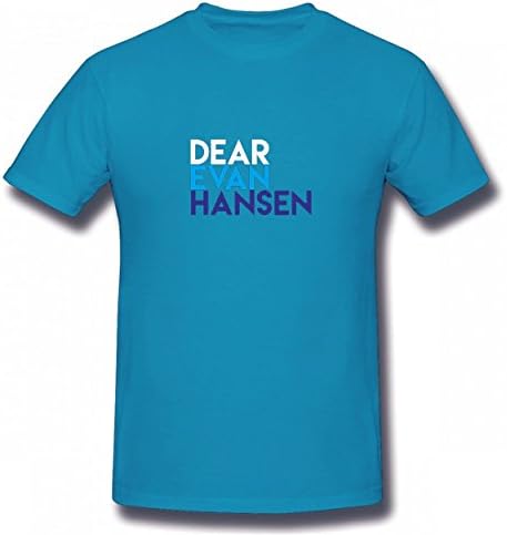 NMZNCW C:\fakepath\Dear Evan Hansen Dear Evan Hansen Fashion Tshirt Printed Cotton T-Shirts Tops Logo Best Quality Men Tee Spider Baby Blue