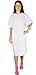 AMU Solutions 12 Pack - White Hospital Gown with Back Tie/Hospital Patient Robes with Ties - One Size Fits All - Wholesale