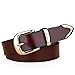 Women's Genuine Leather Belt with Gold Plated Buckle Easy to Adjust the Length