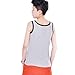 Womens Les Lesbian Tomboy Short Chest Binder Vest Tank Tops (S, Grey)