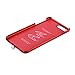 Antye Qi Wireless Charger Charging Receiver Case for iPhone 7 Plus, Matte Coated Finish & Ultra Slim Phone Back Cover Case with Flexible Connector - Red