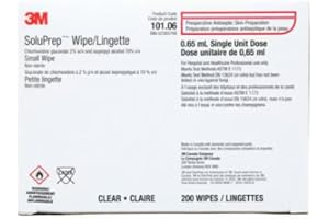 3M BX/200 SOLU-I.V. 2% CHLORHEXIDINE GLUCONATE 70% ALCOHOL, SMALL WIPE