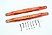 GPM For Traxxas Unlimited Desert Racer 4X4 (#85076-4) Upgrade Parts Aluminum Rear Lower Trailing Arms - 1Pr Set Orange