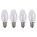 Darice 6201-09, 4-Piece Nite Lite Bulbs, 5-Watt