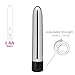 AUQITEK Wand Vibrator Handheld with Powerful Speeds, Personal Body Massager for Muscle Aches and Sports Recovery, 5 inch, Silver