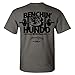 Ironville 300 Pound Bench Press Club T-Shirt Charcoal Gray Medium