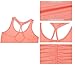 icyzone Workout Yoga Fitness Sports Racerback Tank Tops for Women (S, Fusion Coral)
