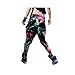 LOBZON Candy Colors Casual Doodle Harem Hip Hop Dance Pants (One Size)