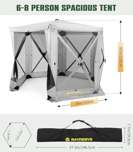 Raynesys 6-Sided Pop-Up Gazebo Tent Review: 9.5x9.5ft Portable Shelter image 28