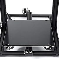 CCTREE Upgraded 3D Printer Ultrabase Platform Heated Bed Build Surface Tempered Glass Plate for Creality Ender 3/Ender 3 Pro Ender 5 GEEETECH A10 3D Printer 235x235x4mm