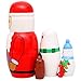 Moonmo 5pcs Wooden Russian Nesting Dolls Santa Claus Nesting Dolls Matryoshka Dolls
