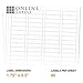 Address Labels - 1.75 x 0.5 - Pack of 8,000 Labels, 100 Sheets - Inkjet/Laser Printer - Online Labels