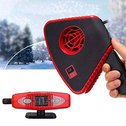 Windshield Car Heater - Portable Car Defroster Defogger 12V Truck Car Heat Cooling Fan 150W 3-Outlet Plug in Cigarette Lighter