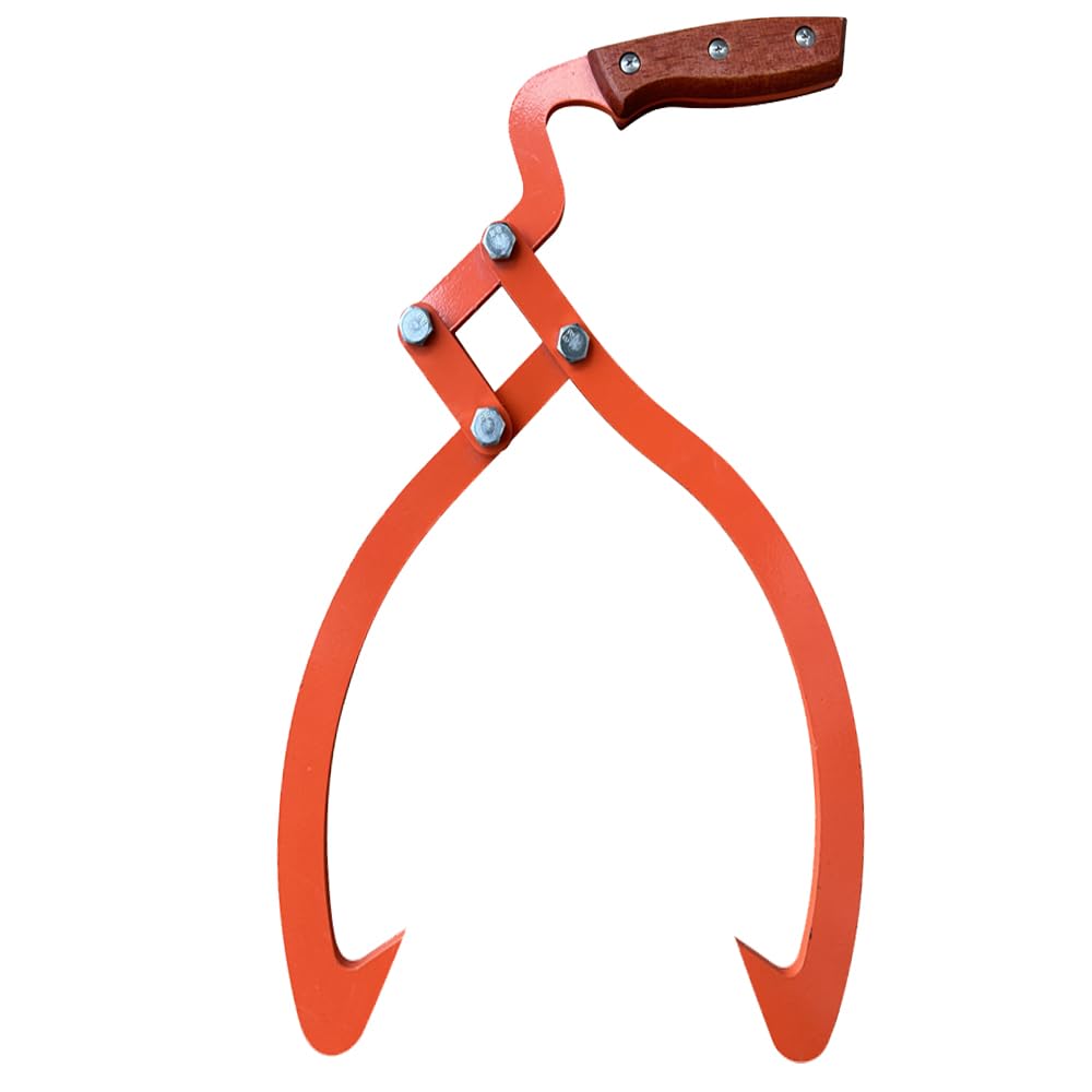 Logging Tongs,2 Claw Skidding Tongs | Log Grapple For Logging, Lifting