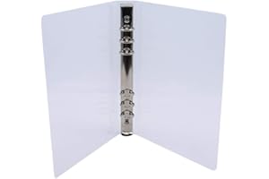 Transparent Ring Binder A4 A5 B5 A6 Bar Binder Report Covers Folder for Documents Classification Fashion Design