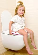 Peppa Pig Soft Padded Toilet Seat White Pink Portable Detachable Cushion view 3