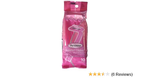 Amazon Com Comfort Coated Twin Blade Razors For Women 10 Pc