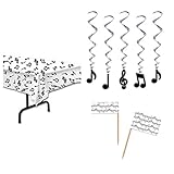 MUSIC NOTE Musical Theme PARTY Decorations - TABLECLOTH (54