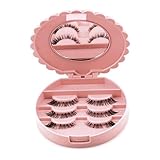 LtrottedJ Acrylic Cute Bow False Eyelash Storage Box Makeup Cosmetic Mirror Case Organizer Acrylic Cute Bow False Eyelash Storage Box Makeup Cosmetic Mirror Case Organizer