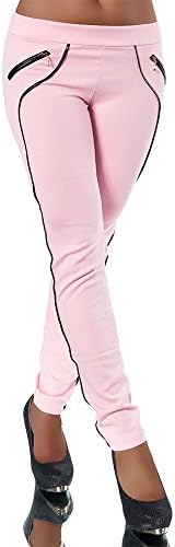 BBQ Collection Sexy Ladies Jogging Trousers Women's Sweatpants Treggings Casual Pants Size 4, 6, 8, 10, 12 US (M US 8, Rosa)